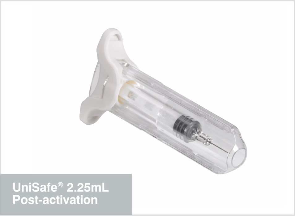 UniSafe® 2.25mL Post-activation