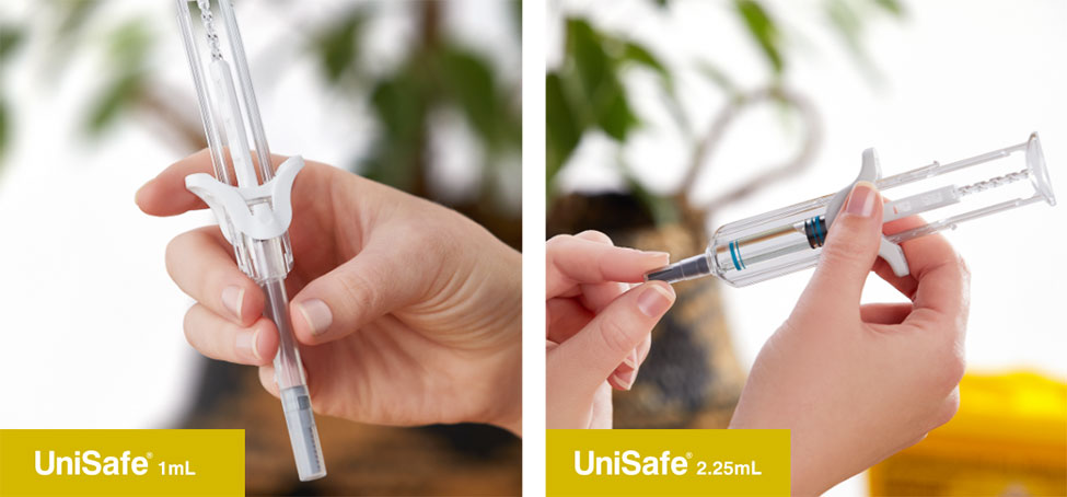 UniSafe® 1mL & 2.25mL